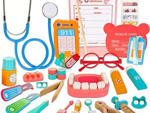 Wooden Dentist Kit for Kids