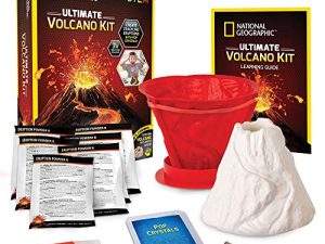 NATIONAL GEOGRAPHIC Ultimate Volcano Kit – Erupting Volcano Science Kit for Kids