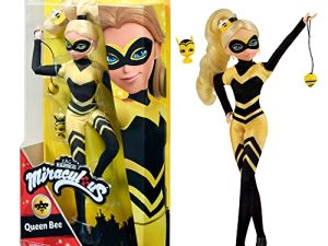 Miraculous Ladybug Queen Bee 10.5" Fashion Doll with Accessories and Pollen Kwami by Playmates Toys