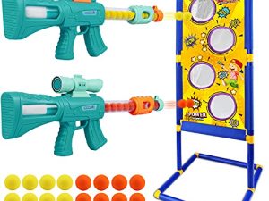 Shooting Game Toy for Boys - 2 Player Toy Foam Blaster Air Guns