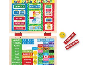 Melissa & Doug My First Daily Magnetic Calendar - Activities Calendar For Kids