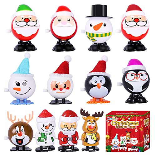 Max Fun 12pcs Christmas Wind Up Stocking Stuffers Toys Assortment for Christmas Party Favors Goody Bag Filler (Christmas Wind up Toys) Max Fun 12pcs Christmas Wind Up Stocking Stuffers Toys Assortment for Christmas Party Favors Goody Bag Filler (Christmas Wind up Toys)