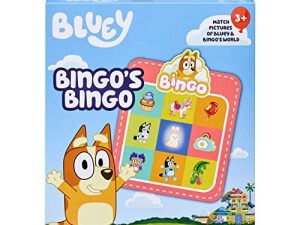 Bluey - Bingo's Bingo Card Game - Fun Matching Game Where You Match Images (13034)