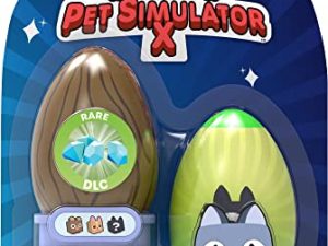 Pet Simulator X - Mystery Pet Minifigures 2-Pack (Two Mystery Eggs & Pet Figures
