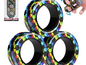 Magnetic Rings Fidget Toy Set