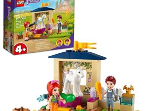 LEGO Friends Pony-Washing Stable 41696 Building Toy Set for Girls