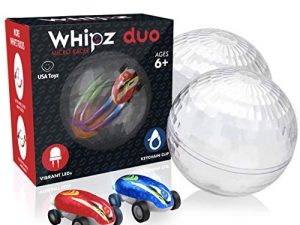 USA Toyz Whipz Duo Micro Racers Toy Cars for Kids - 2pk Mini Keychain Cars