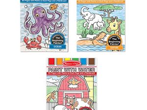 Melissa & Doug Paint With Water Activity Books Set: Farm