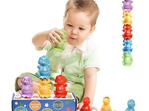 Stacking Dinosaur Toys for Kids 3-5