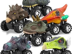 Dinosaur Toys Pull Back Cars for Boy