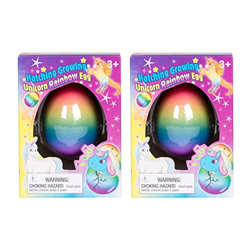 Set of 2 Surprise Growing Hatching Rainbow Egg Kids Toys (Unicorn) Set of 2 Surprise Growing Hatching Rainbow Egg Kids Toys (Unicorn)