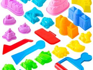 USA Toyz Sand Molds Beach Toys for Kids - 23pk Sand Castle Building Kit Sandbox Toys for Toddlers