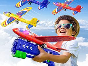 Doloowee 3 Pack Airplane Launcher Toys
