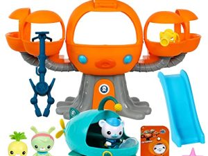 Octonauts Octopod Playset | 8 Pieces Including Deep Sea Captain Barnacles & Gup A