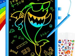 ZMLM Gifts for 3-12 Years Old Boys - 10 Inch LCD Writing Doodle Tablet Reusable Drawing Board for Kid Girl Toddler Teen Age 3 4 5 6 7 8 9 Preschool Activity Toy Christmas Game