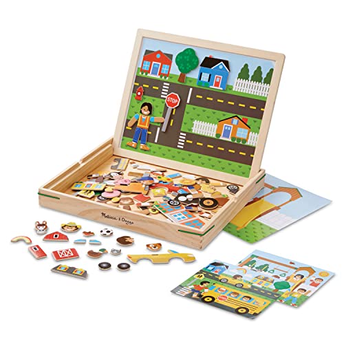 Melissa & Doug Wooden Magnetic Matching Picture Game With 119 Magnets and Scene Cards Melissa & Doug Wooden Magnetic Matching Picture Game With 119 Magnets and Scene Cards