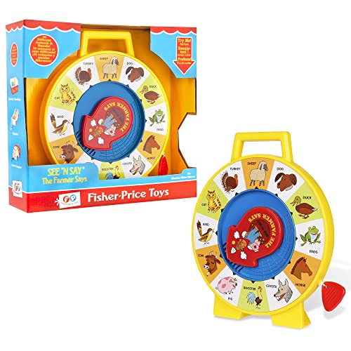 Fisher Price Classic Farmer Says See 'n Say - Great Pre-School Gift for Girls and Boys Fisher Price Classic Farmer Says See 'n Say - Great Pre-School Gift for Girls and Boys