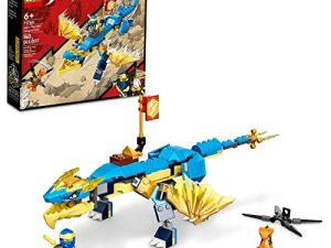 LEGO Ninjago Jay’s Thunder Dragon EVO 71760 Building Toy Set for Kids