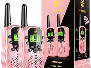 Toys for 3-12 Year Old kids: Walkie Talkies for Kid Birthday Gifts for Kids Age 3 4 5 6 7 8 9 10 Kids Camping Outdoor Toys Ages 3 4 5 6 7 8 Girl Kid Toys Ages 3-12 Year Old BPink