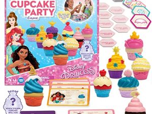 Wonder Forge Disney Princess Enchanted Cupcake Party Game For Girls & Boys Age 3 & Up - A Fun & Fast Matching Party Game You Can Play Over & Over (1088)