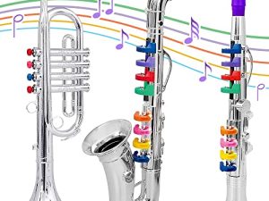 Set of 3 Kids Musical Instruments Toy Clarinet