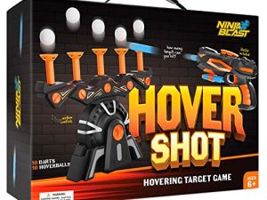 Hover-Shot Shooting Toy for Kids - Ball Target Game for Nerf Gun - Cool Birthday Gifts Toys for Boys Age 6+ Year Old Boy Best Teenage Gift Idea - Gun