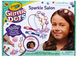 Crayola Glitter Dots Salon Hair Clips Craft