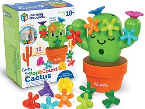 Learning Resources Carlos The Pop & Count Cactus - 16 Pieces