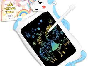 Unicorn Toy Gifts for Girls Boys - CHEERFUN LCD Writing Tablet for Kids|Toddler Travel Road Trip Essential Toy Gift for 3+4 5 6 7 8 Year Old | Reusable Doodle Draw Board | Learning Birthday Girl Gift