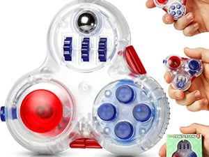 BUNMO Fidget Cube Fidget Toy - 10 Fidget Pad Options in 1 - Fidget Toys for Adults and Kids