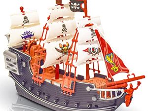 ArtCreativity 10 Inch Pirate Boat