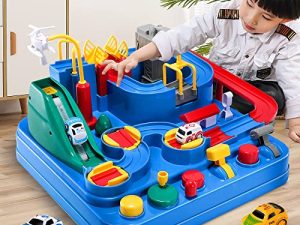 TEMI Kids Race Track Toys for Boy Car Adventure Toy for 3 4 5 6 7 Years Old Boys Girls