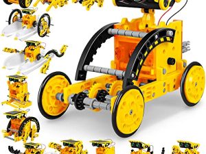 GaHoo 13-in-1 STEM Solar Robot Toys Kit for Kids