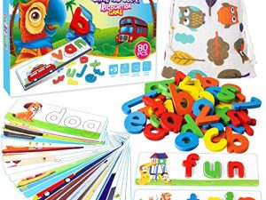 SpringFlower See & Spell Matching Letter Game for Preschool Kindergarten Kids