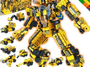 Innorock Robot STEM Building Toys - Educational Robots Trucks Projects Activities Blocks Cool Toy Game for 6 7 8 9 10 11 12 Year Old Boys Girls Gift Set STEAM Learning Education Puzzles Blocks