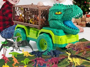 25 in 1 New Tyrannosaurus Rex Dinosaur Carrier Truck Set